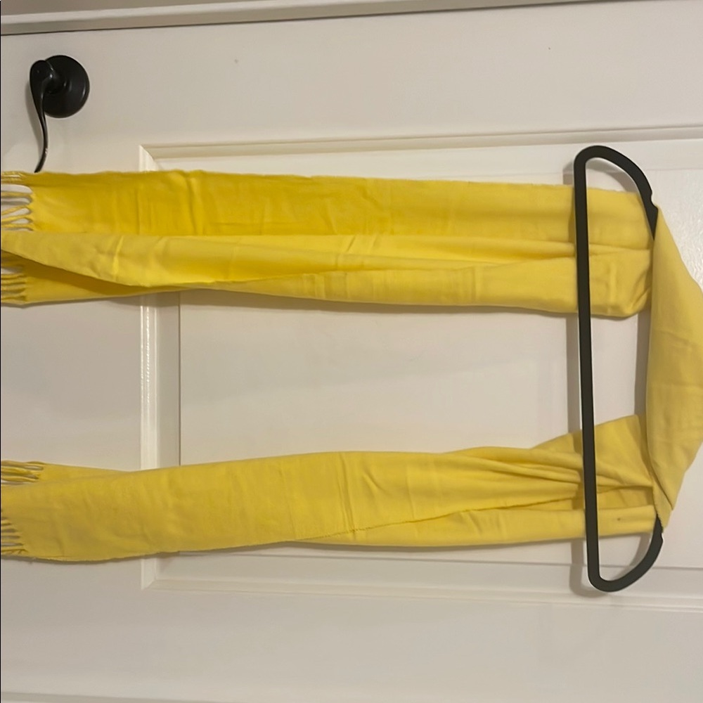 Bright Yellow Scarf
